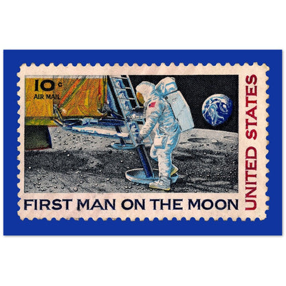 First Man On The Moon 1969 Poster Print Material