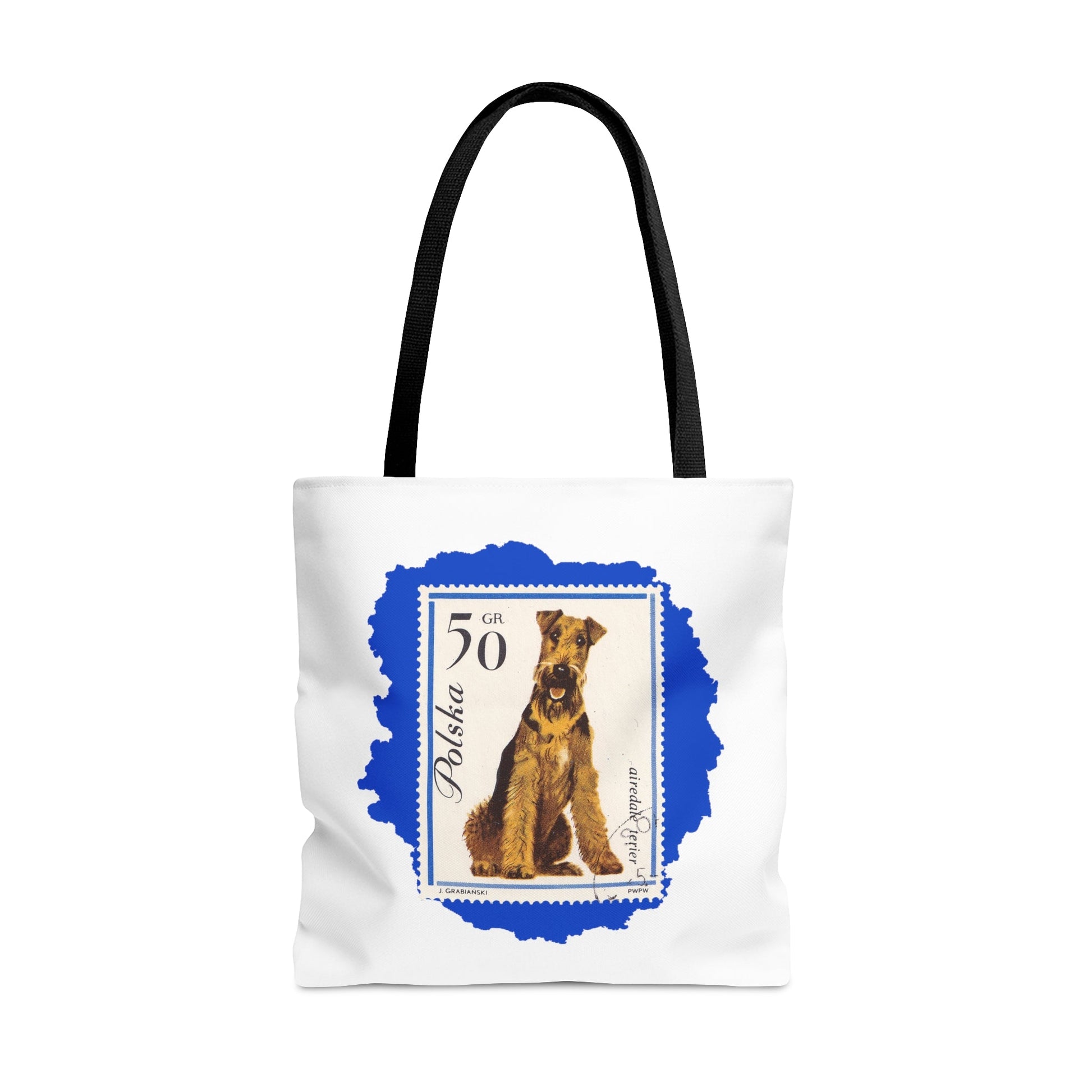 Terrier Stampart Tote Bag Large Bags