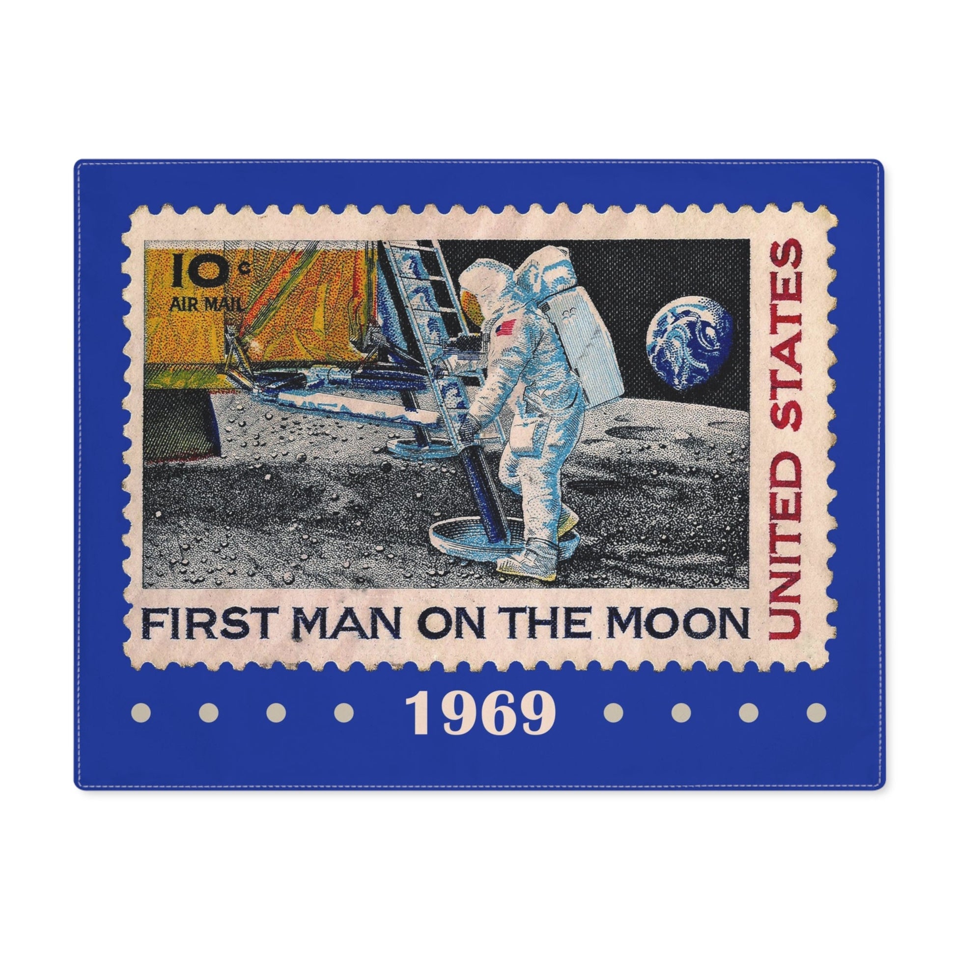 First Man On The Moon 1969 Placemat Home Decor