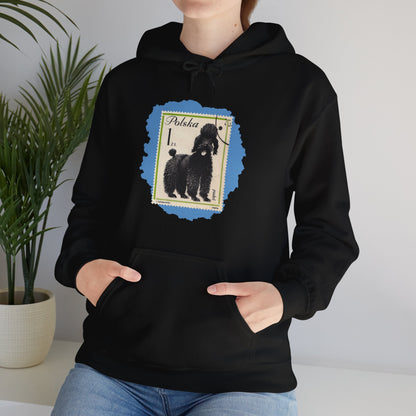 Poodle Hoodie Blue StampArt Sweatshirt