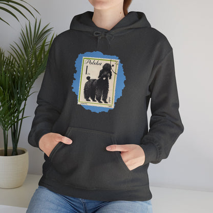 Poodle Hoodie Blue StampArt Sweatshirt