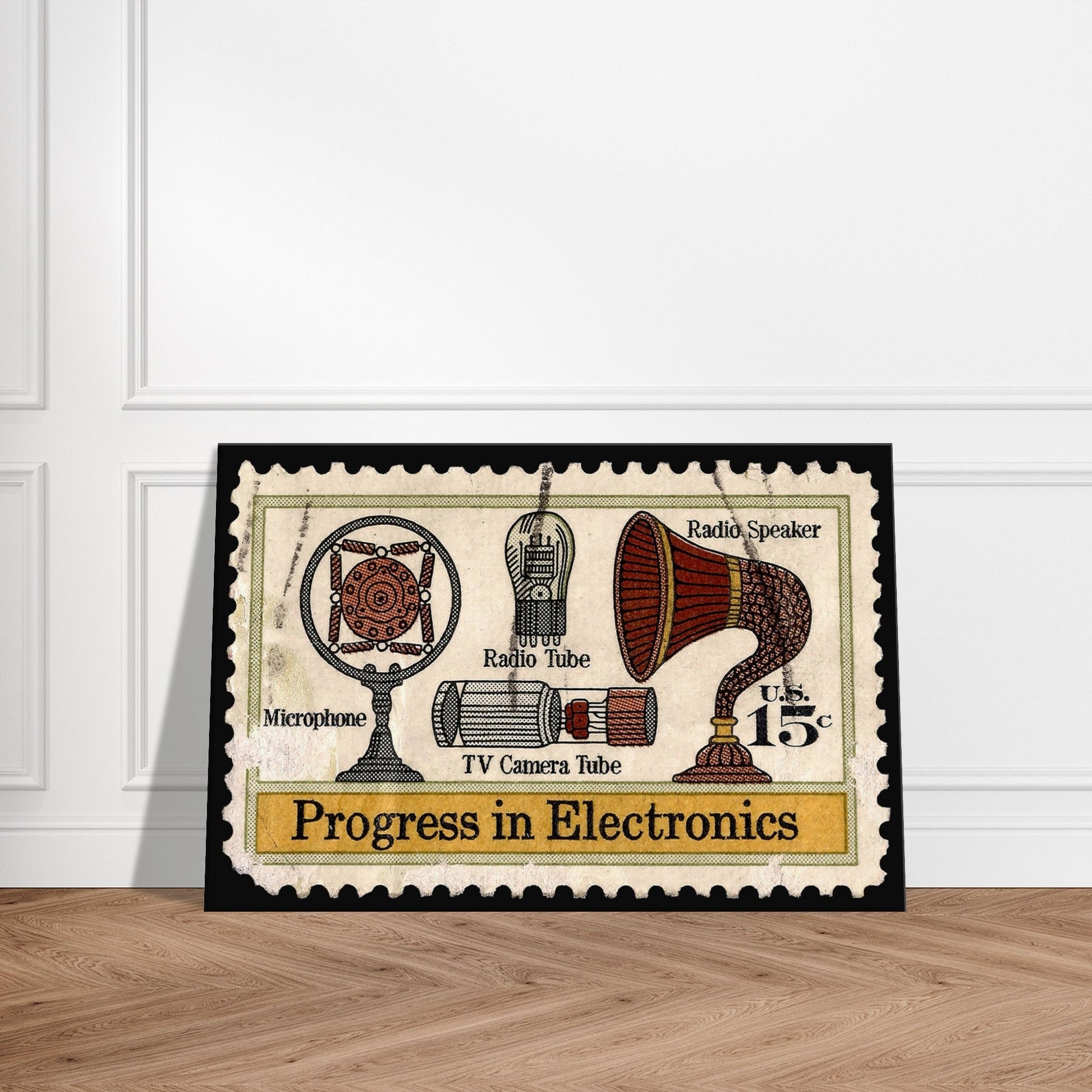 Progress In Electronics Tv And Radio 1973 Canvas Print Material