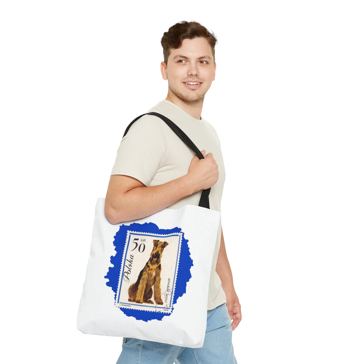 Terrier Stampart Tote Bag Bags