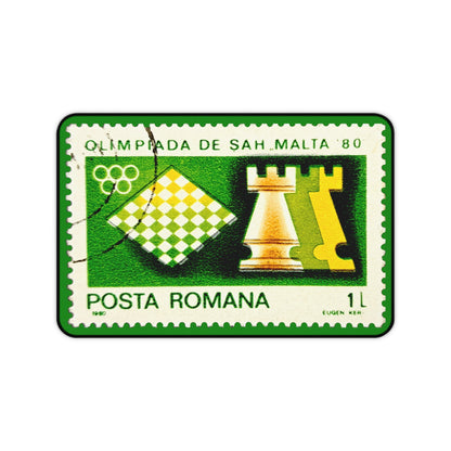 Chess Olympics Romania 1975 Mousepad 12 × 18 Home Decor