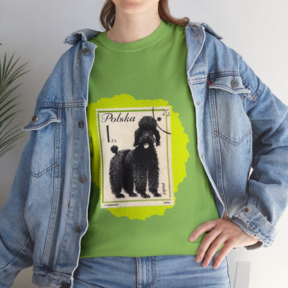 Poodle Stampart Cotton Tee T-Shirt