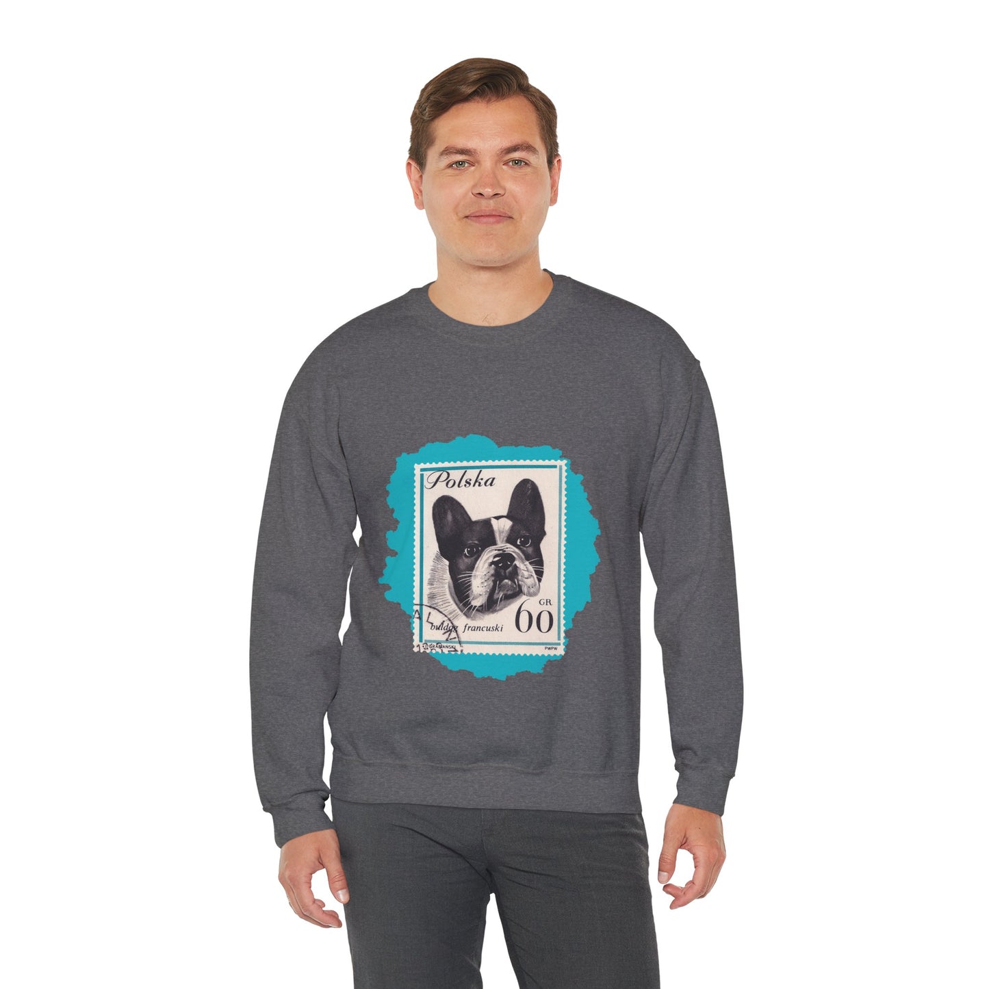 French Bulldog Unisex Crewneck Sweatshirt