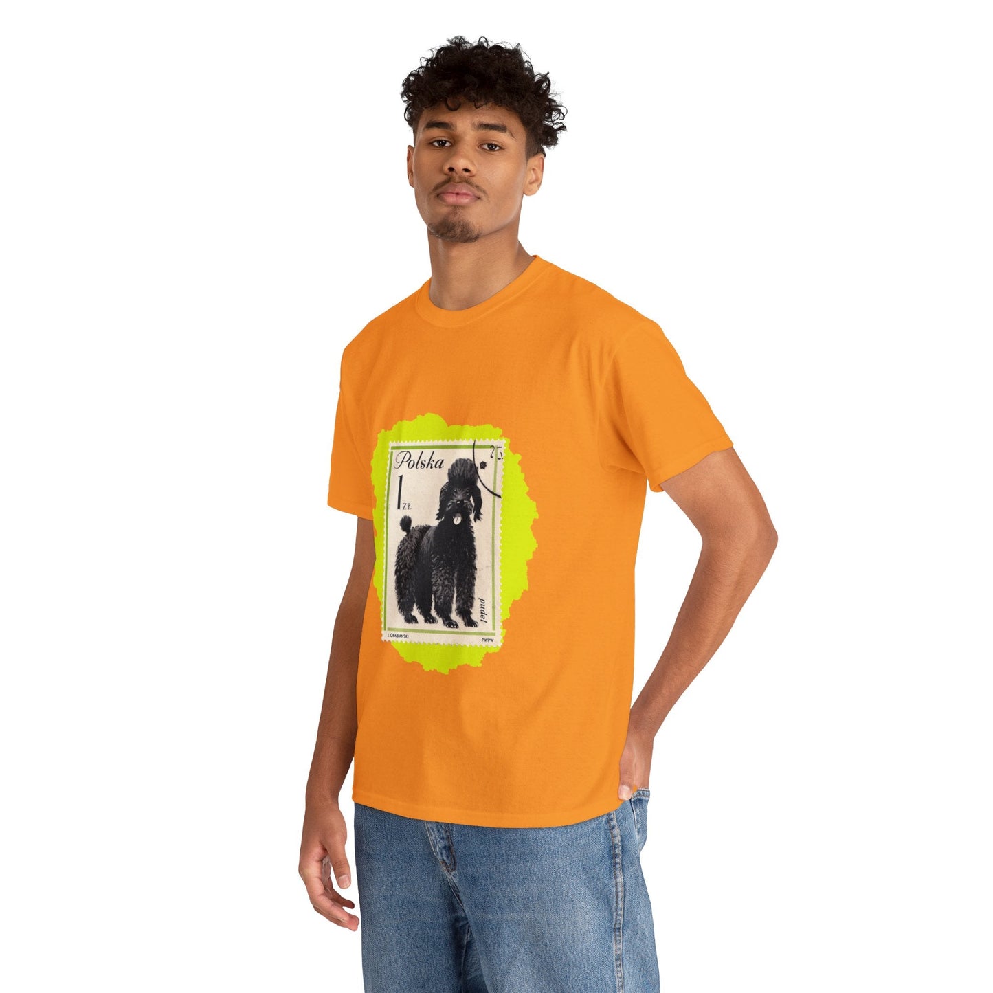 Poodle Stampart Cotton Tee T-Shirt