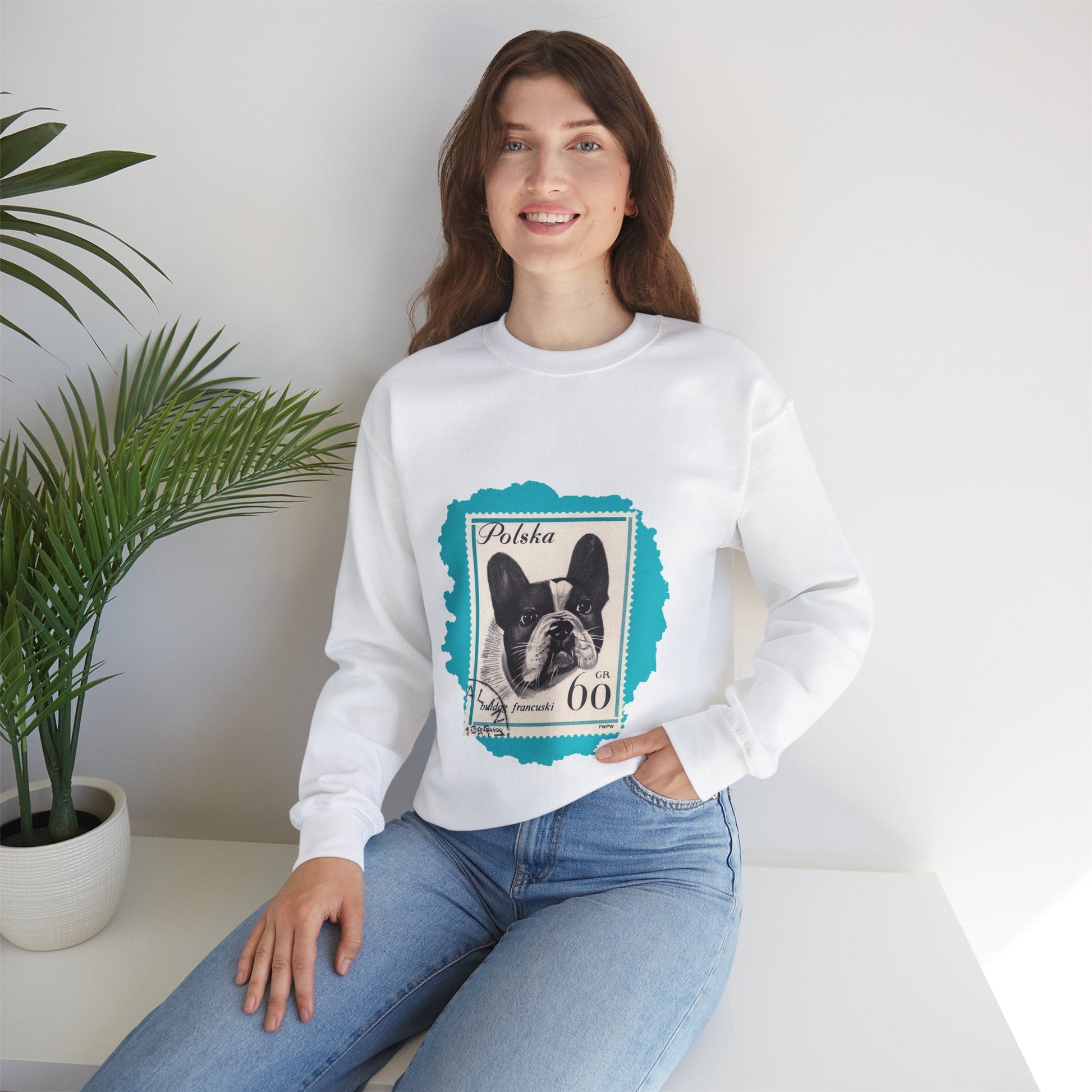 French Bulldog Unisex Crewneck Sweatshirt