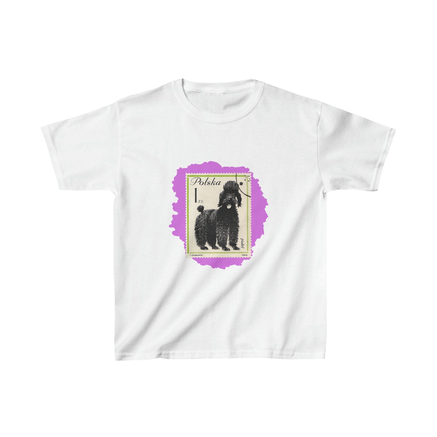 Pink Poodle Kids Cotton Tee