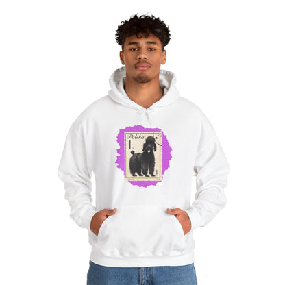 Poodle Hoodie Pink StampArt Sweatshirt