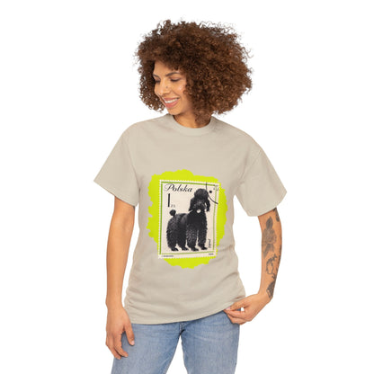 Poodle Stampart Cotton Tee T-Shirt