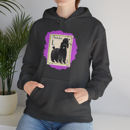 Poodle Hoodie Pink StampArt Sweatshirt