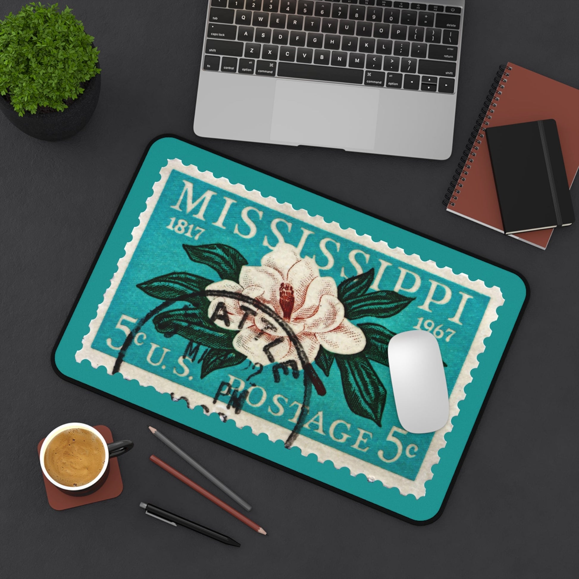 Mississippi 1967 Mousepad 12 × 18 Home Decor