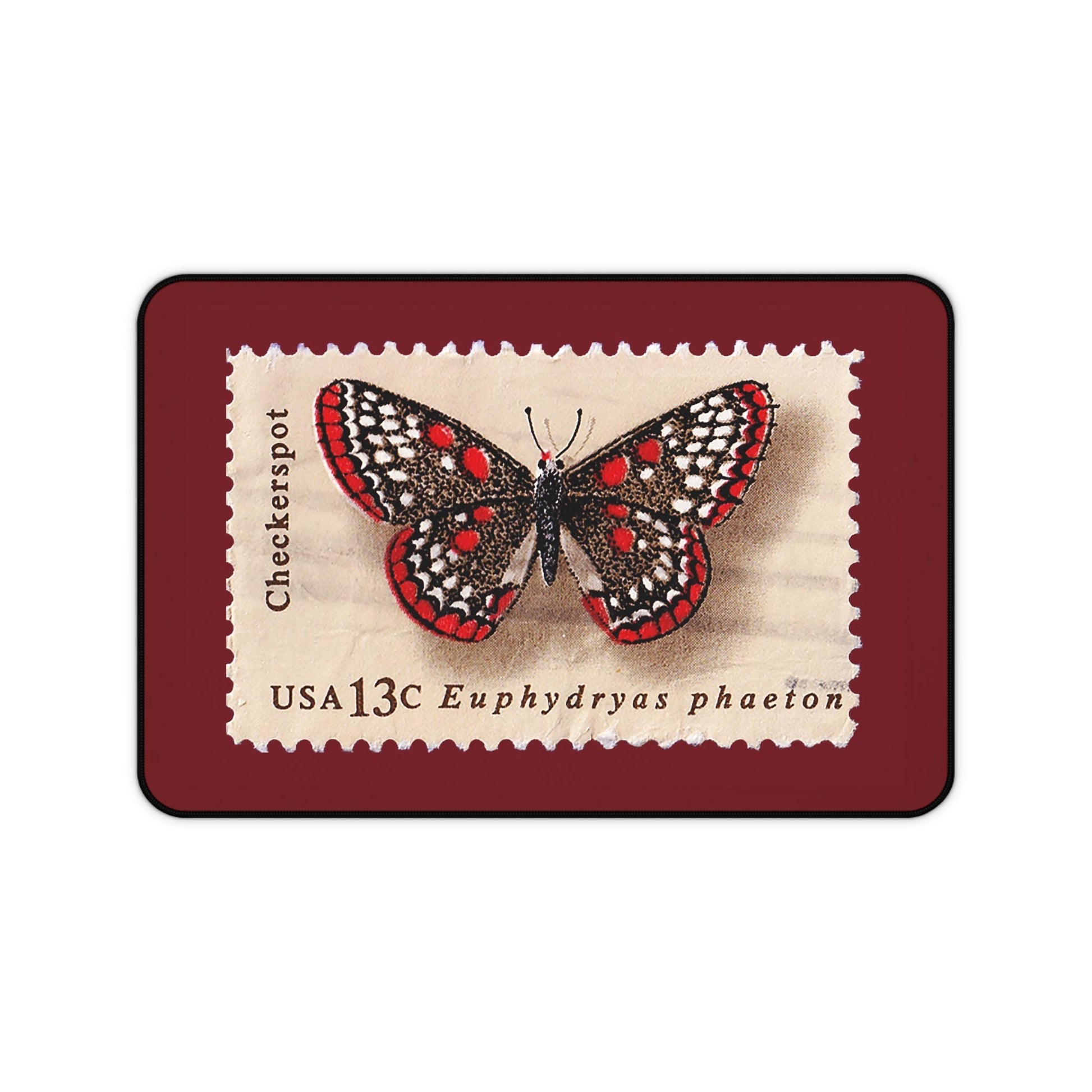 Checkerspot Butterfly 1977 Mousepad Home Decor