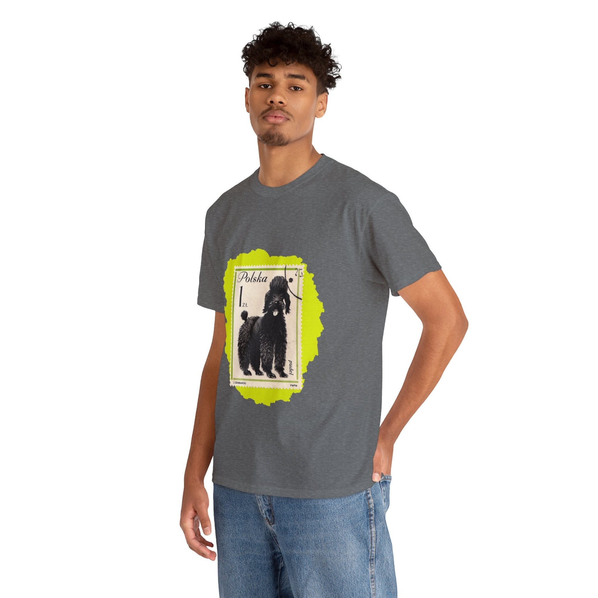 Poodle Stampart Cotton Tee T-Shirt