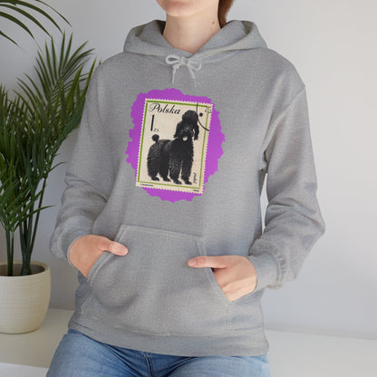 Poodle Hoodie Pink StampArt Sweatshirt