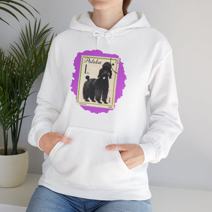 Poodle Hoodie Pink StampArt Sweatshirt