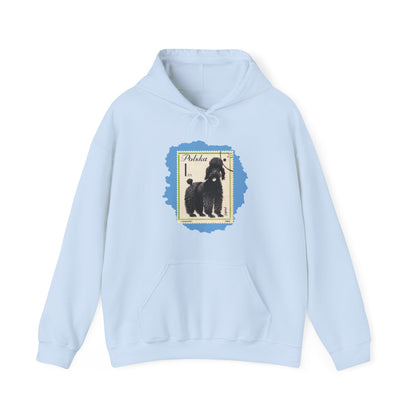 Poodle Hoodie Blue StampArt Sweatshirt