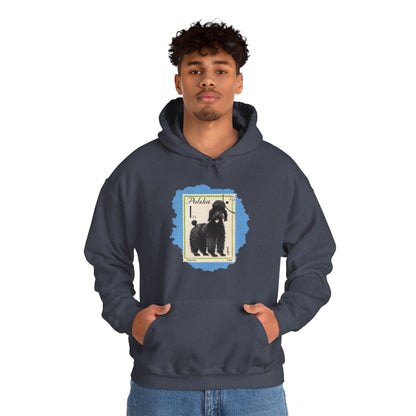 Poodle Hoodie Blue StampArt Sweatshirt