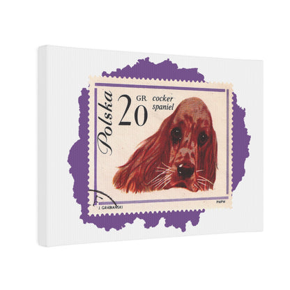 Cocker Spaniel Canvas Photo Tile 7 X 5 (Horizontal) / 0.5