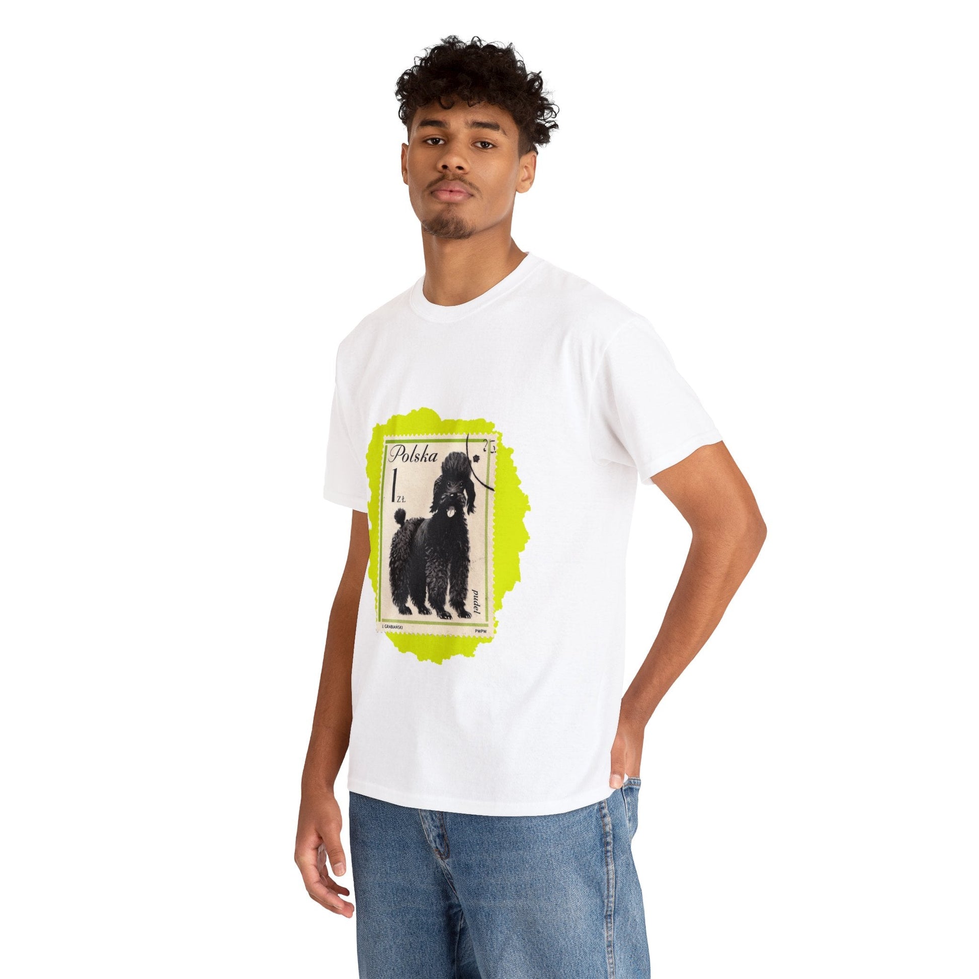 Poodle Stampart Cotton Tee T-Shirt