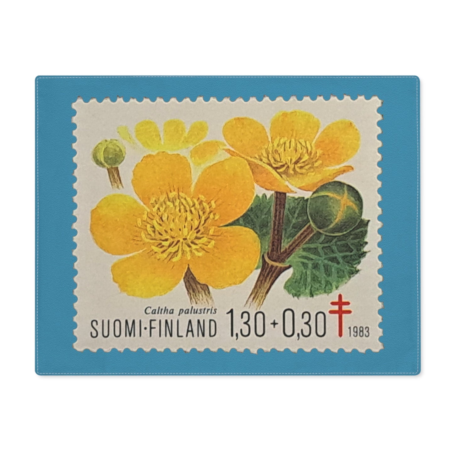 Yellow Flowers Finland 1983 Placemat 18 × 14 Home Decor