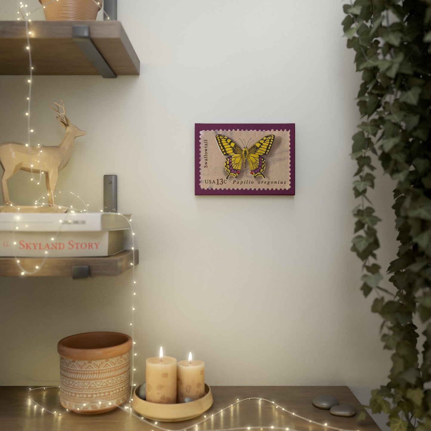 Butterfly Canvas Photo Tile