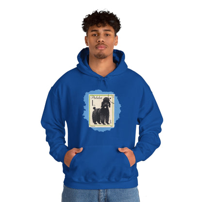 Poodle Hoodie Blue StampArt Sweatshirt