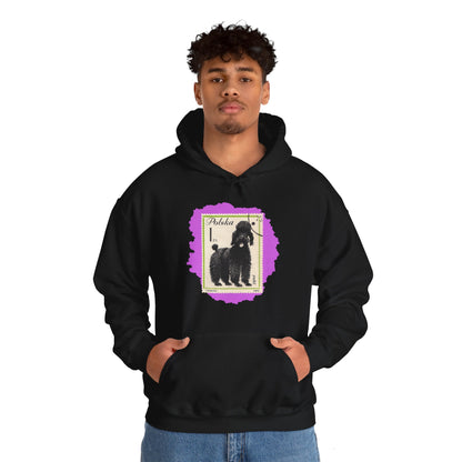 Poodle Hoodie Pink StampArt Sweatshirt