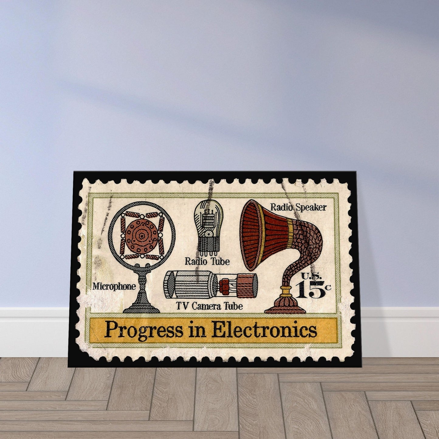 Progress In Electronics Tv And Radio 1973 Canvas Print Material