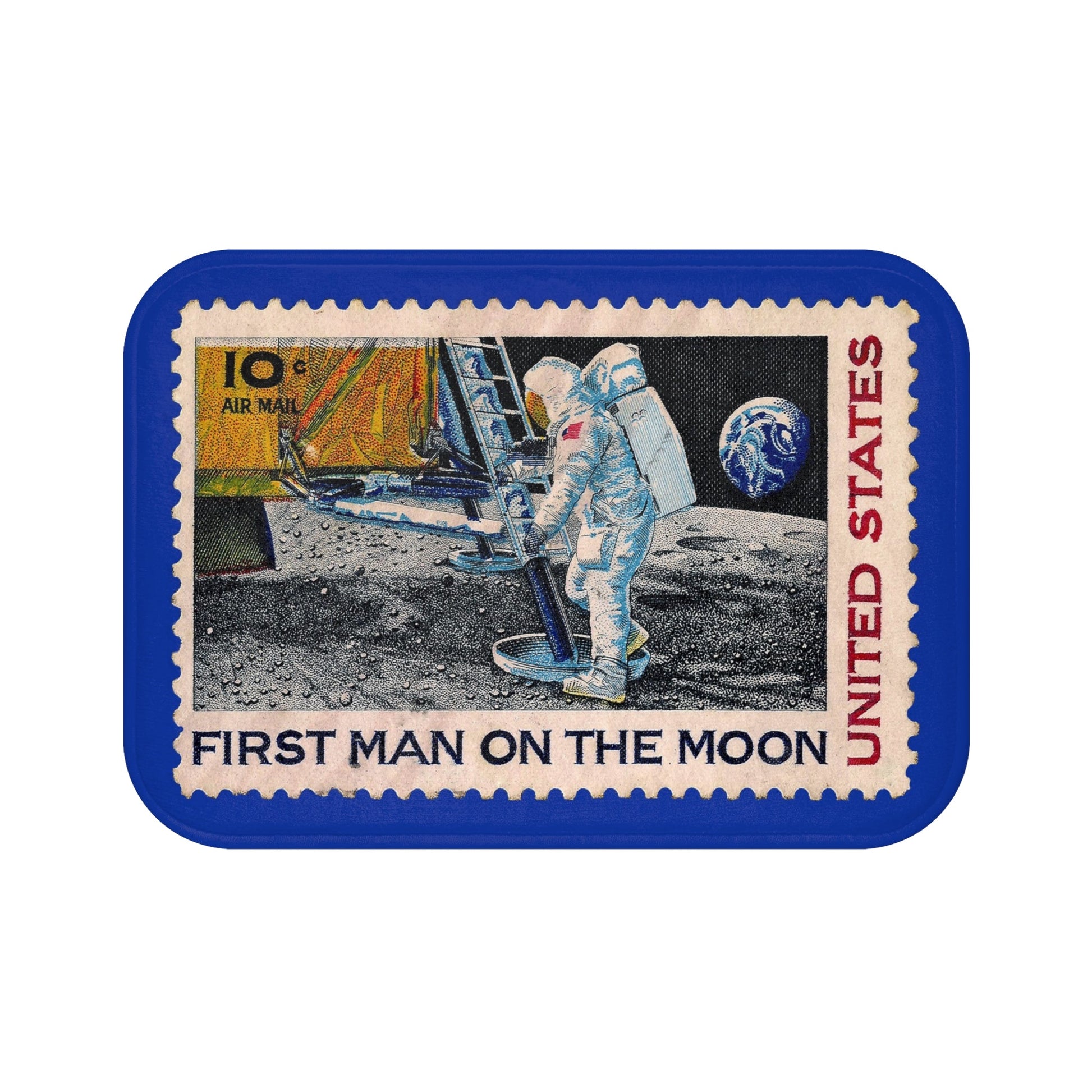 First Man On The Moon 1969 Bath Mat Home Decor