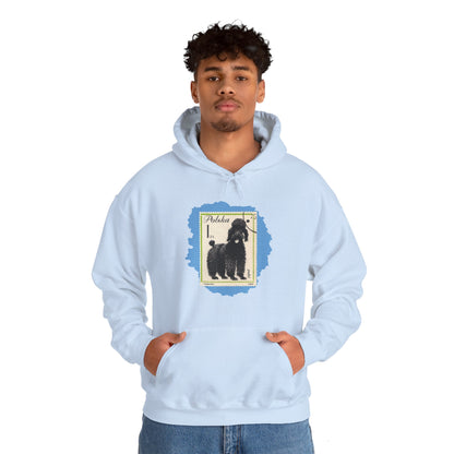 Poodle Hoodie Blue StampArt Sweatshirt