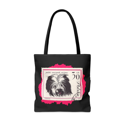 Sheepdog Stampart Tote Bag Bags