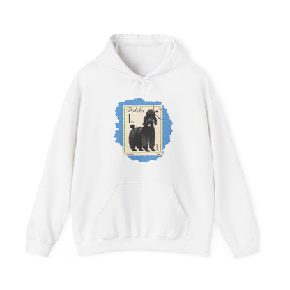 Poodle Hoodie Blue StampArt Sweatshirt