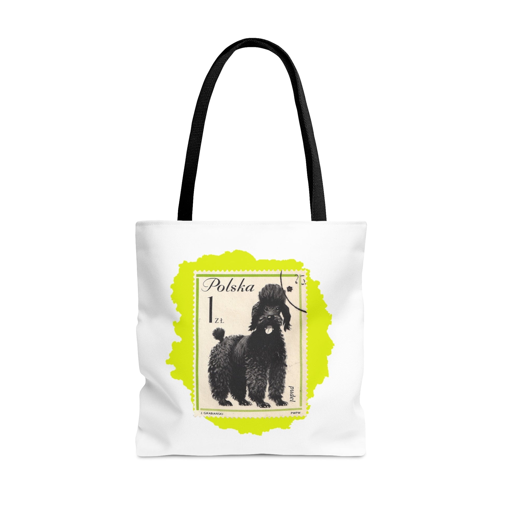 Poodle Stampart Tote Bag Large Bags