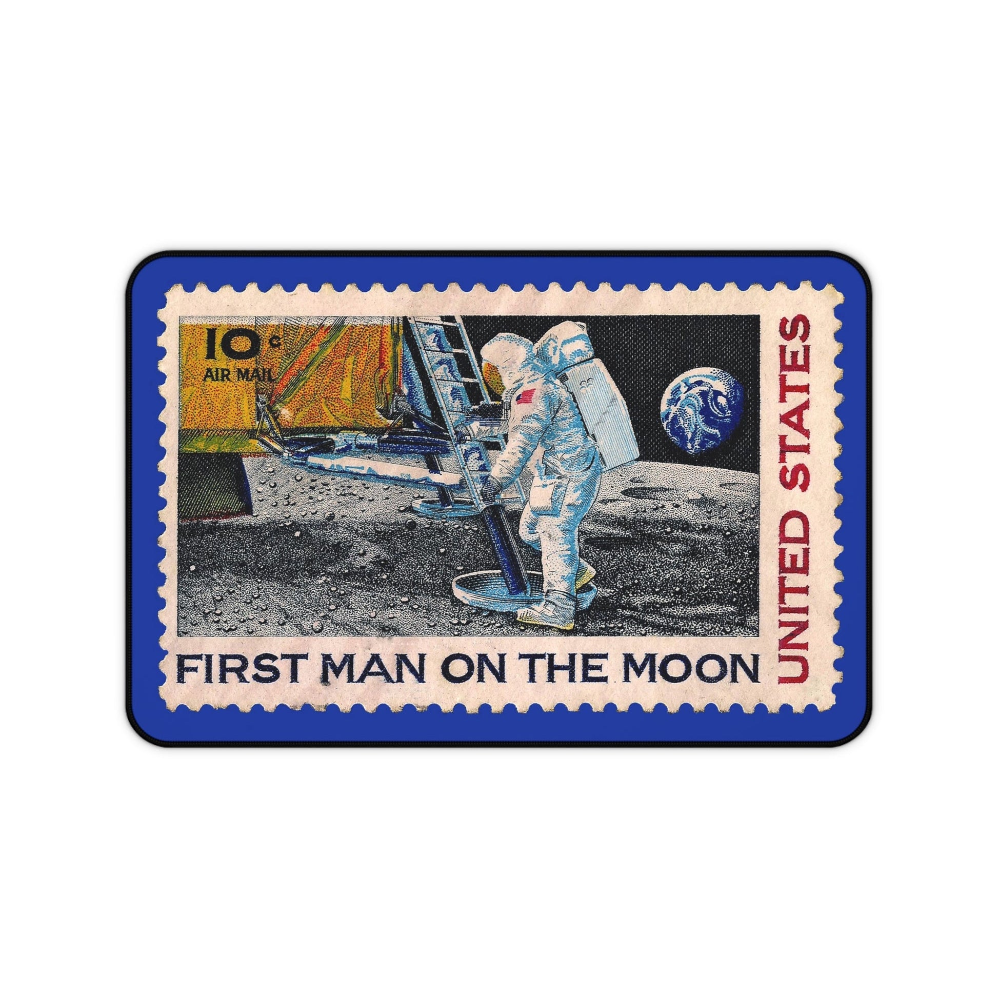 First Man On The Moon 1969 Mousepad Home Decor