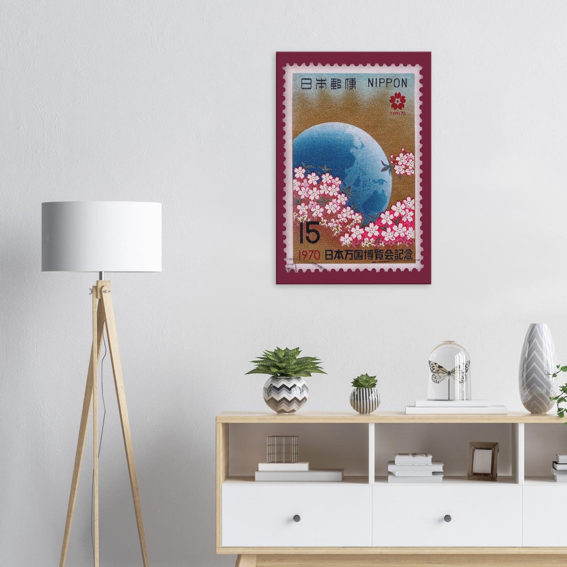 Cherry Blossom 1970 Japan Canvas Print Material