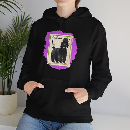 Poodle Hoodie Pink StampArt Sweatshirt