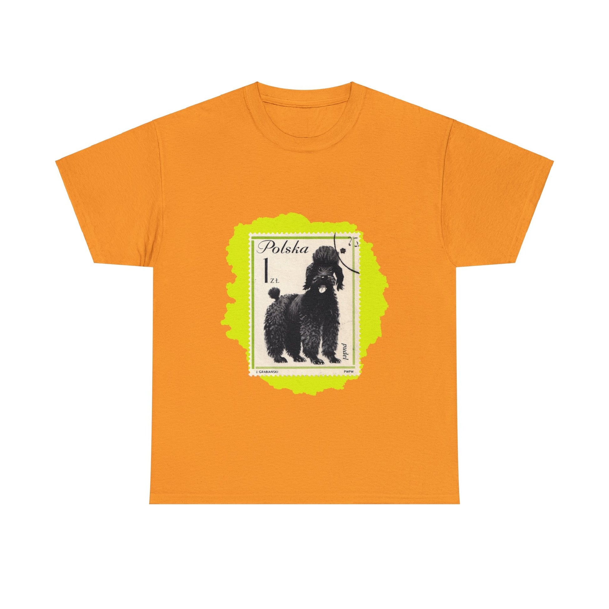 Poodle Stampart Cotton Tee T-Shirt