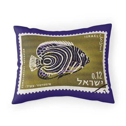 Emperator Fish Red Sea Israel 1963 Pillow Case 26 X 20 Home Decor