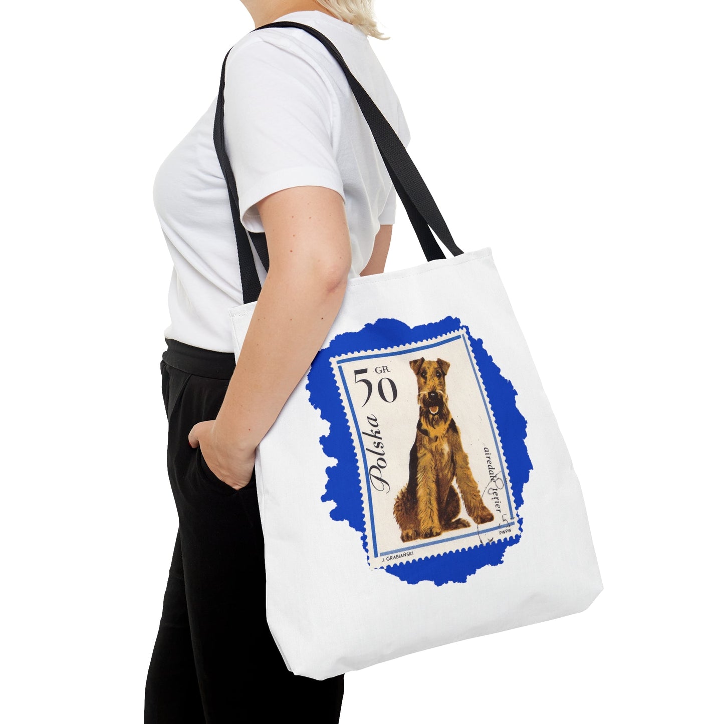 Terrier Stampart Tote Bag Bags