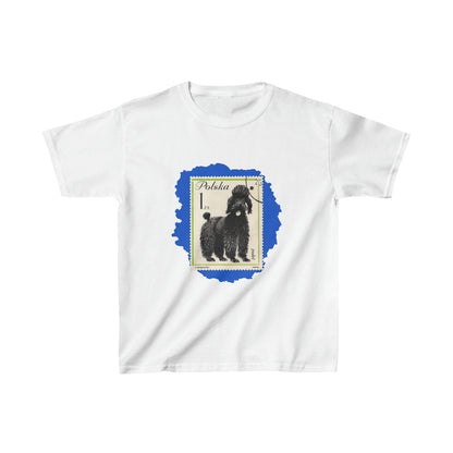 Blue Poodle Kids Cotton Tee