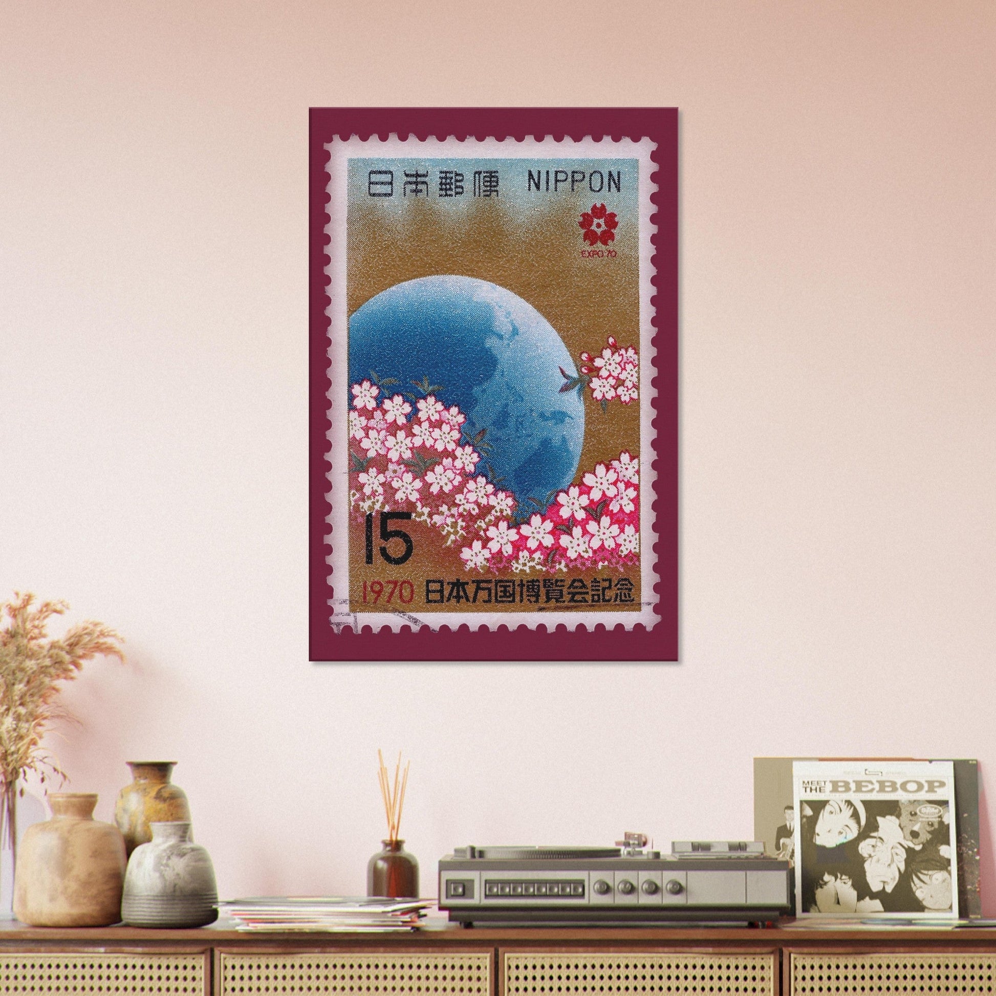 Cherry Blossom 1970 Japan Canvas Print Material