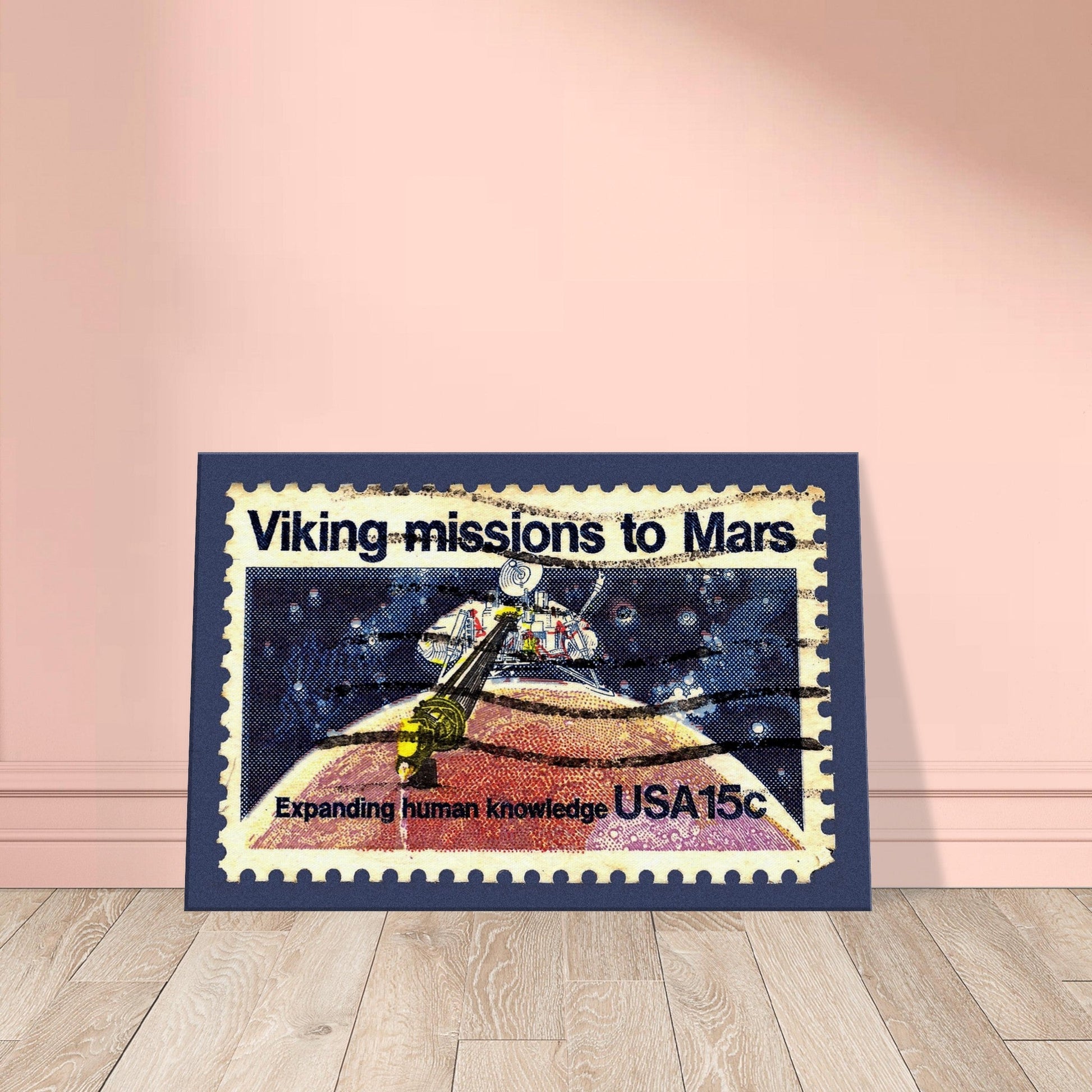 Viking Mission To Mars 1978 Canvas Print Material