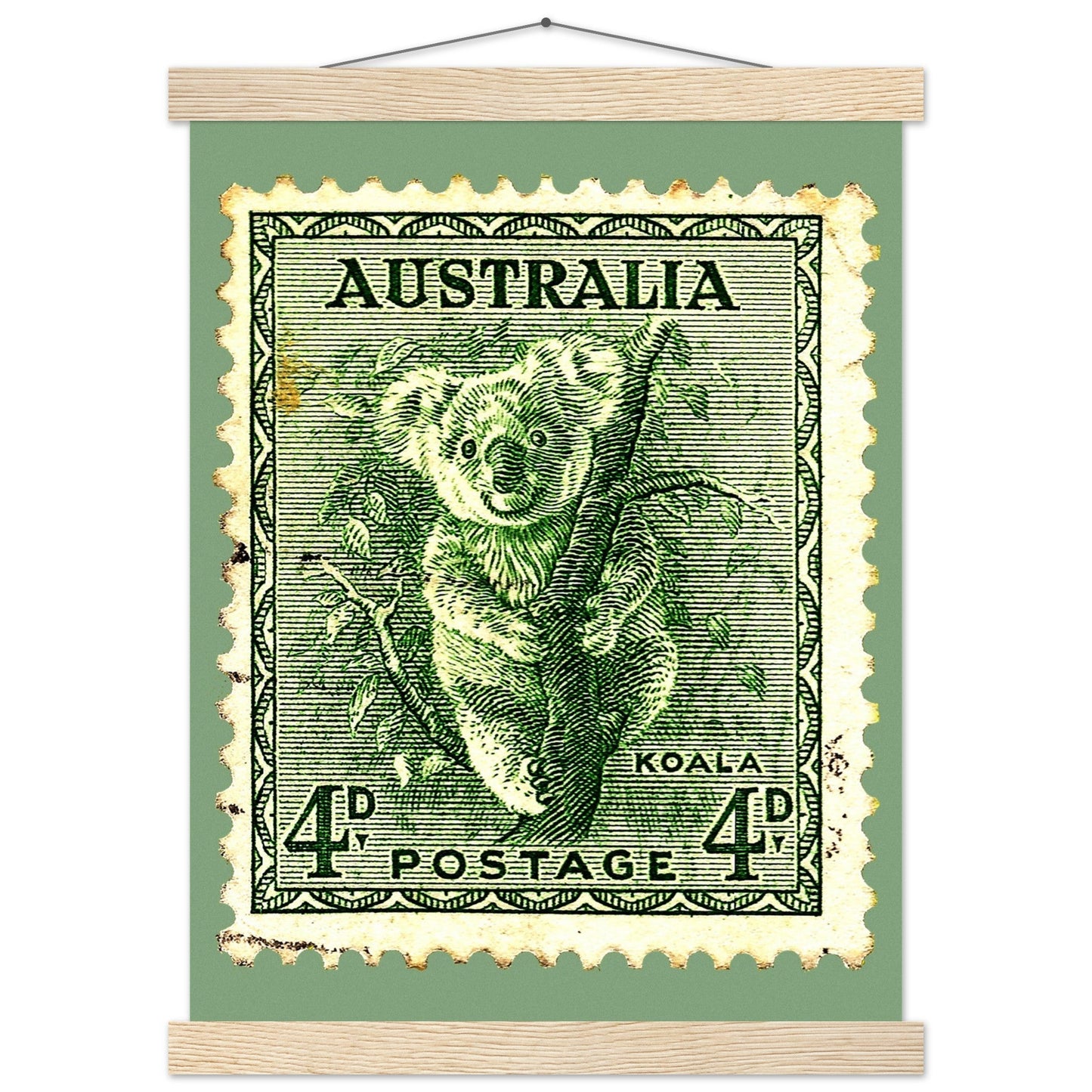 Koala Australia 1940 Poster Print Material