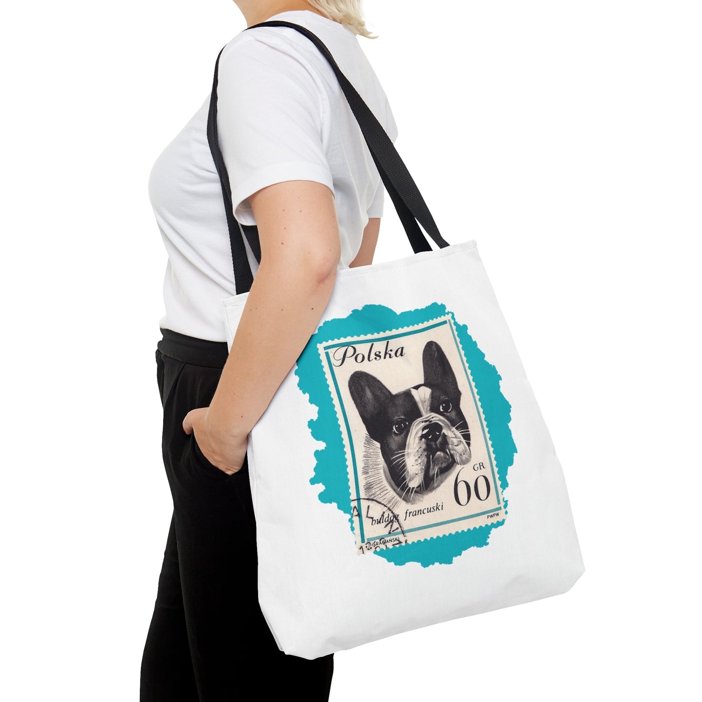 Buldog Stampart White Tote Bag Bags