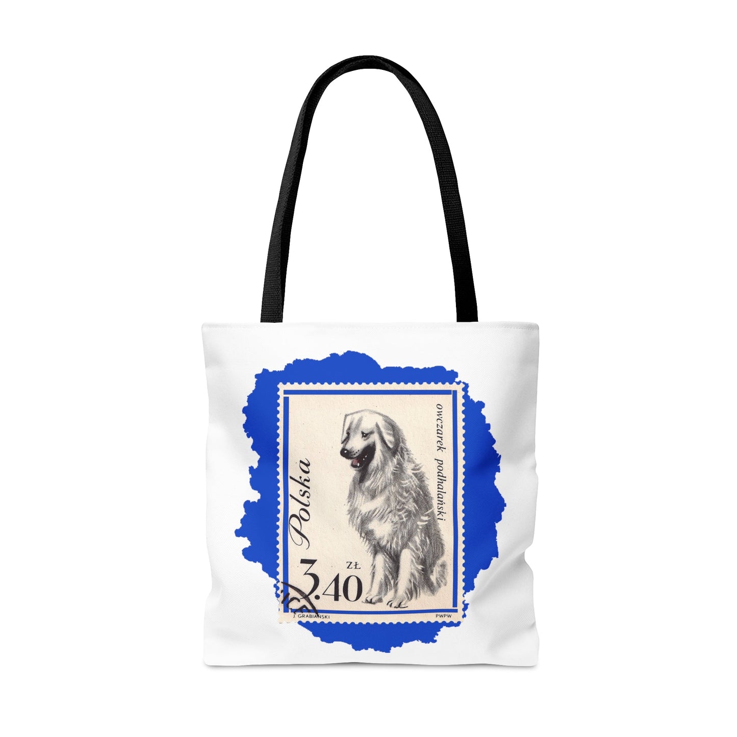 Shepherd Dog Stampart Tote Bag Bags