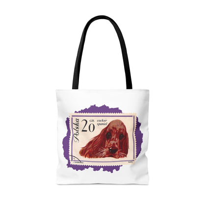 Cocker Spaniel Stampart Tote Bag Bags