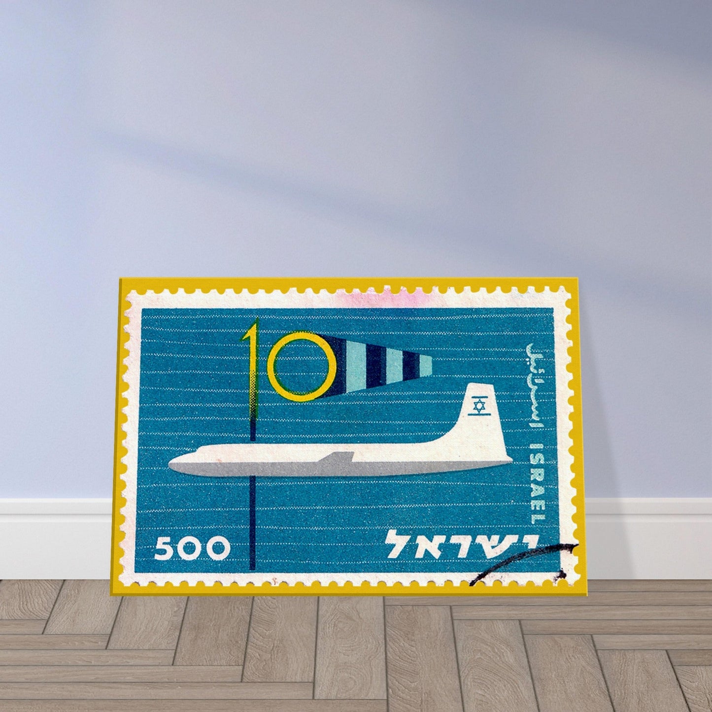 10 Years Of Aviation Israel 1959 Canvas Print Material