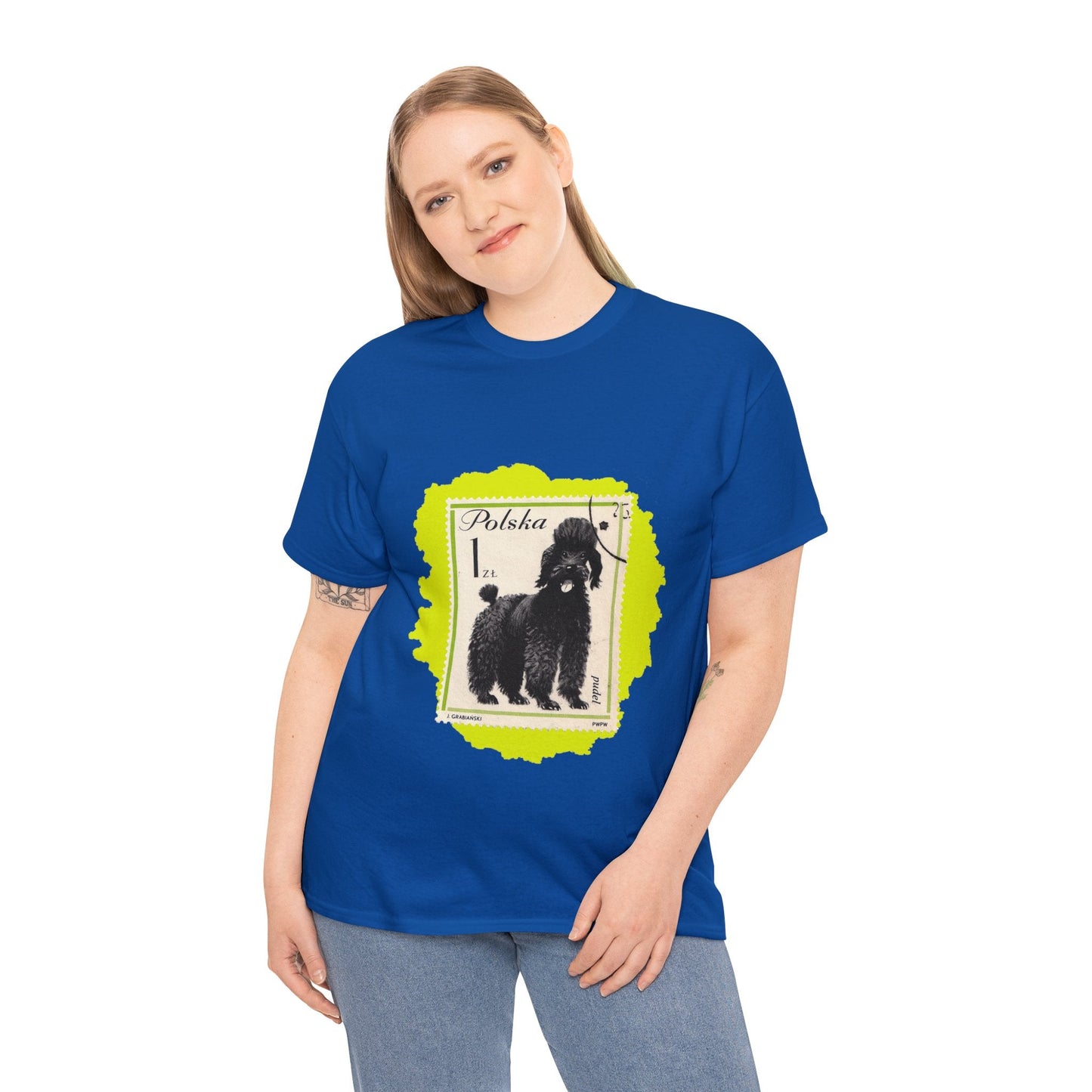 Poodle Stampart Cotton Tee T-Shirt